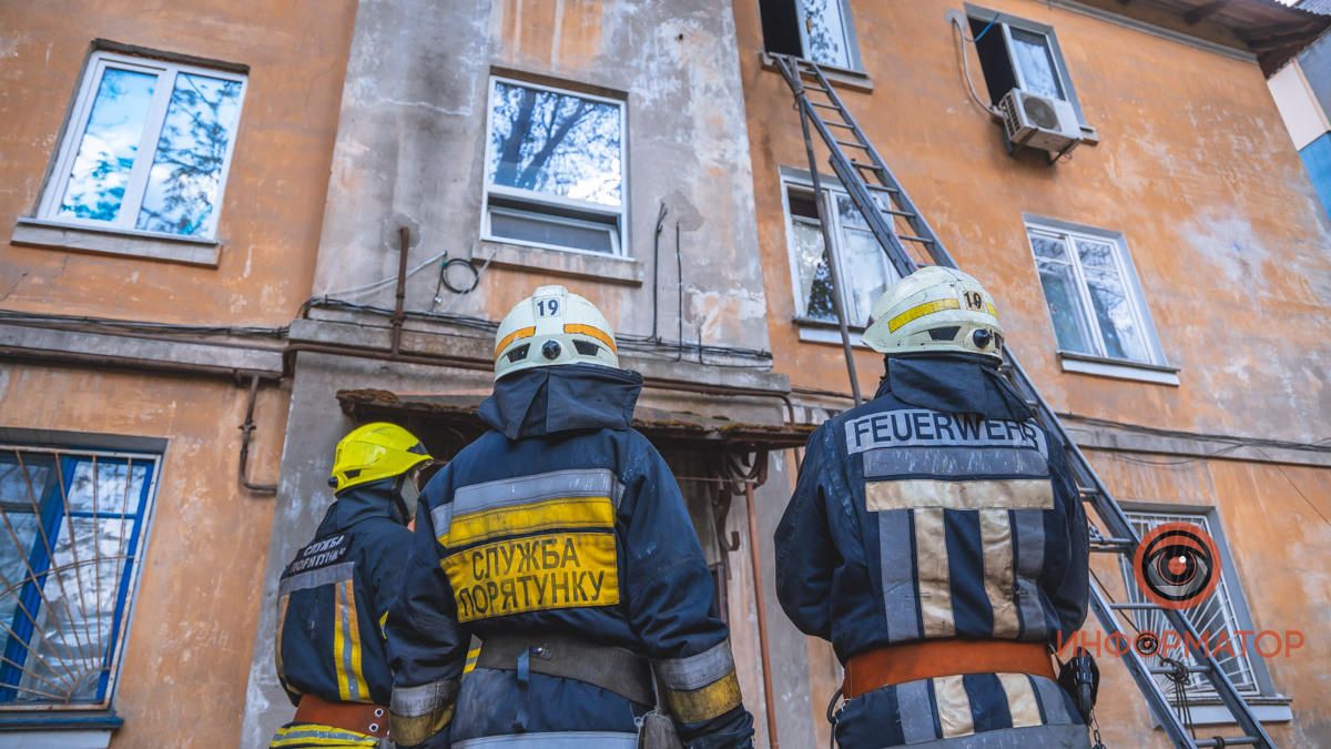 В Днепре горела квартира на Макарова