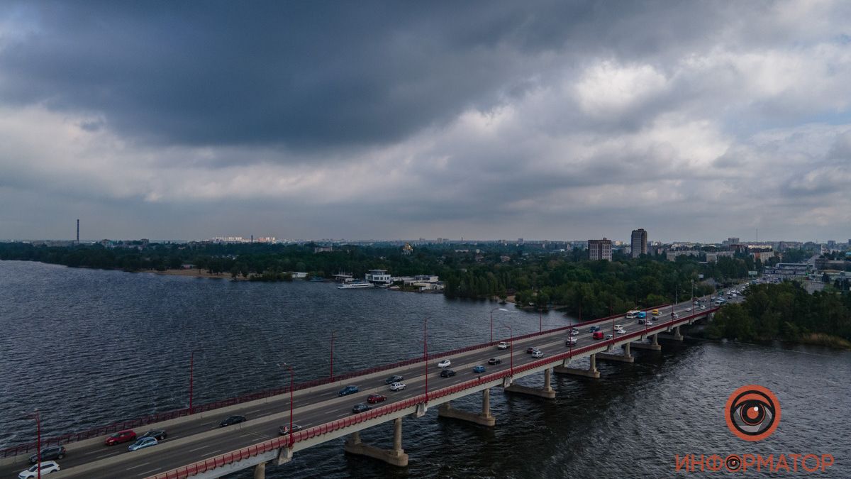 Как выглядит пасмурный майский Днепр