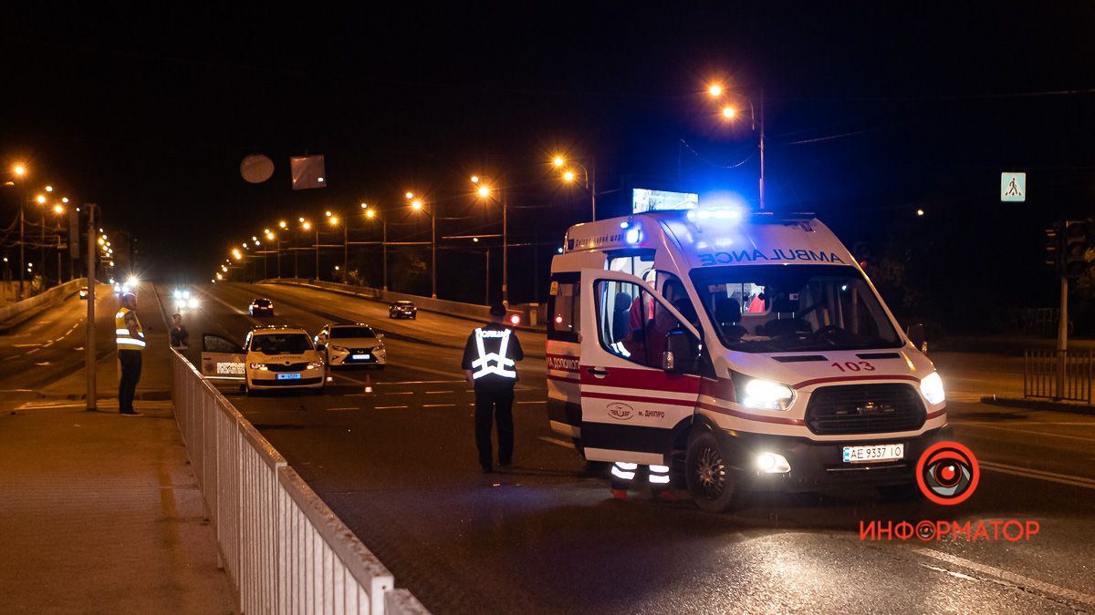 В Днепре на Слобожанском авто сбило мужчину и скрылось: по городу ввели план «Перехват»