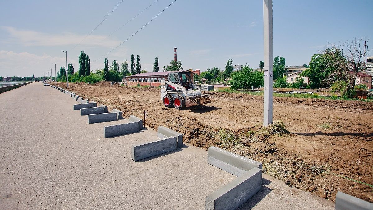 ИНТЕРПАЙП приступил к следующему этапу по благоустройству городской набережной в Никополе