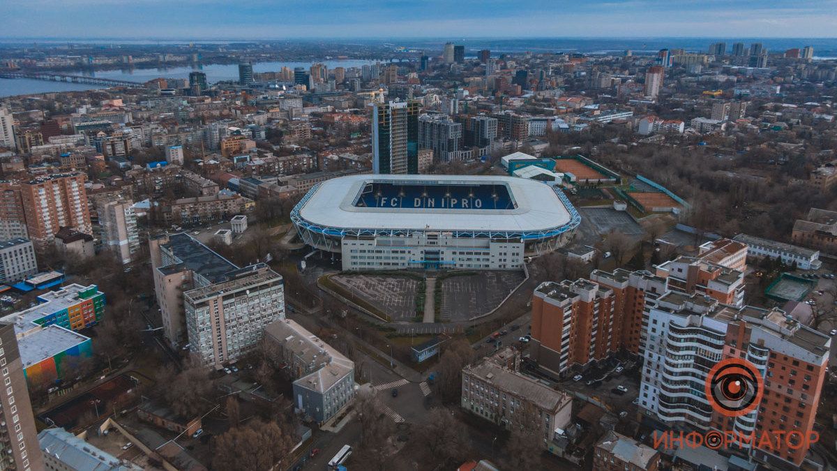 В Днепре из-за матча Украина – Северная Ирландия перекроют движение вокруг «Днепр-Арены»