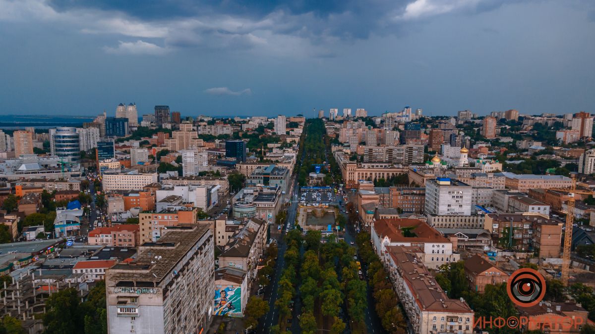 В Днепре прошел долгожданный летний дождь