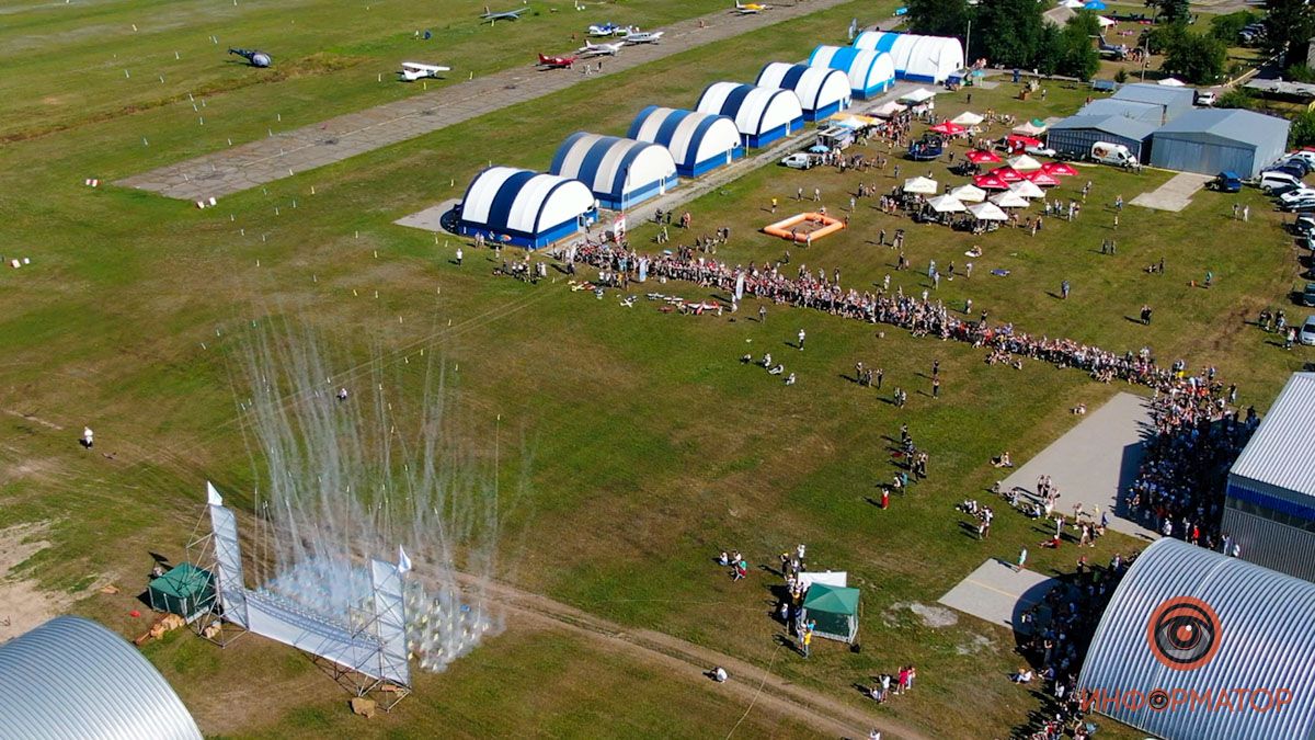 В Днепропетровской области на Dnipro Open Sky установили рекорд Украины в области ракетомоделирования