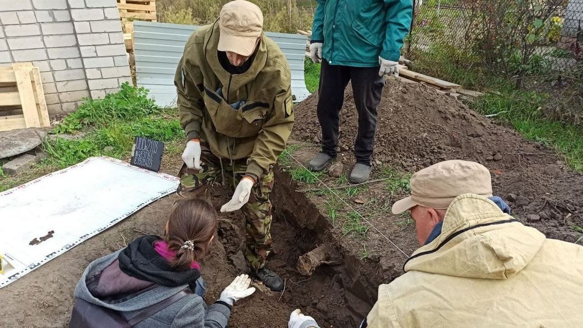 В Днепре нашли останки солдата Второй мировой войны