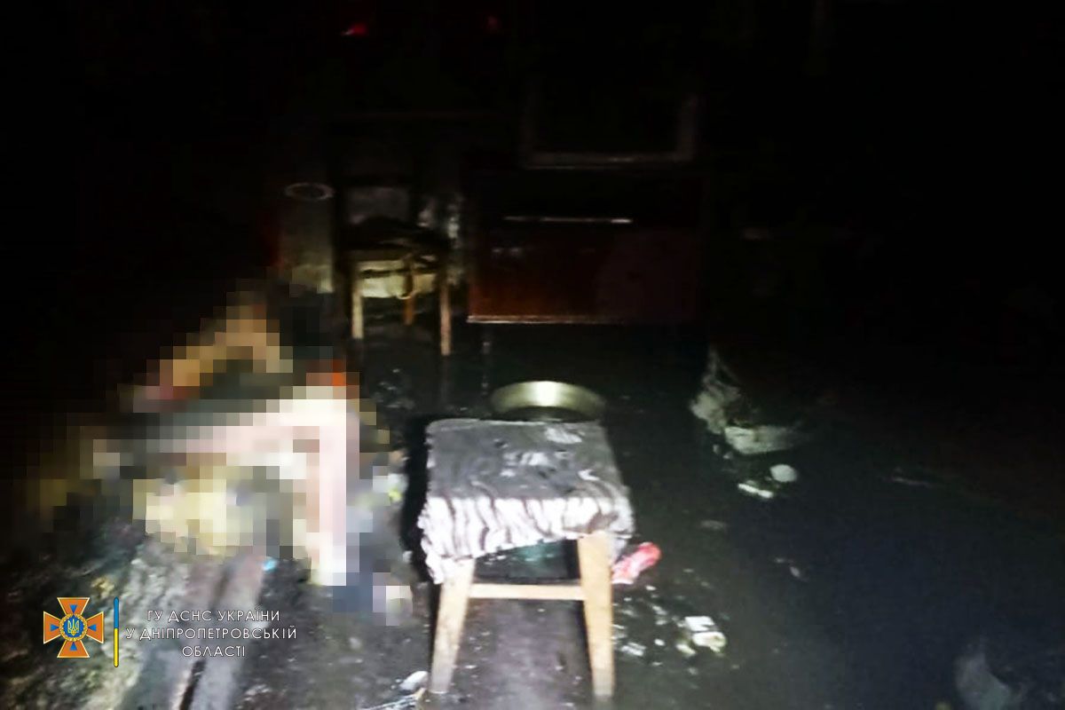 В Никополе в пожаре погиб мужчина