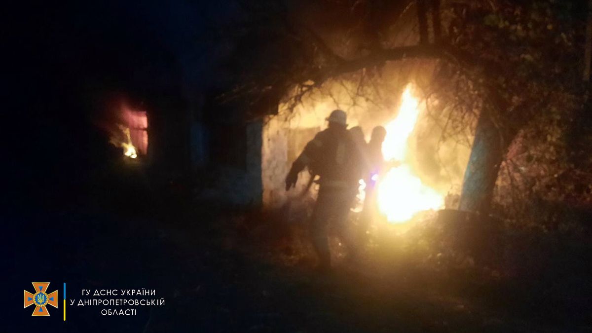 В Днепропетровской области горел жилой дом: погибла 64-летняя женщина
