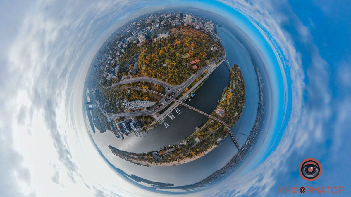 Люби Днепр на все 360: как выглядит город в необычном ракурсе