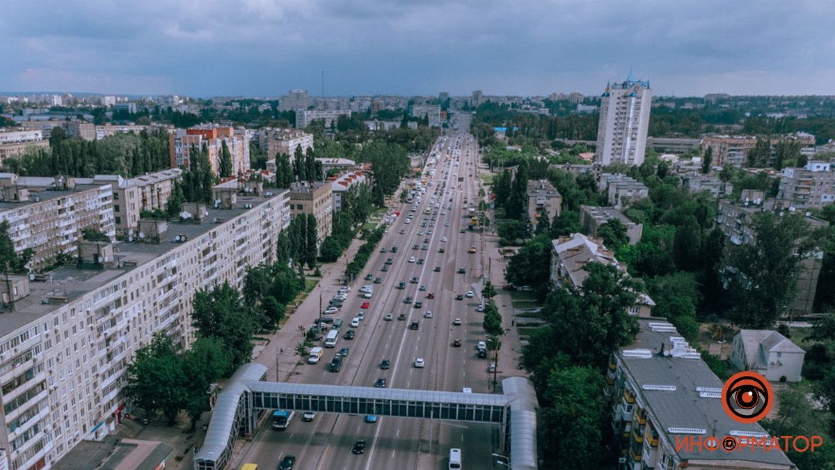 В Днепре собираются на два месяца сузить тротуары на Слобожанском проспекте