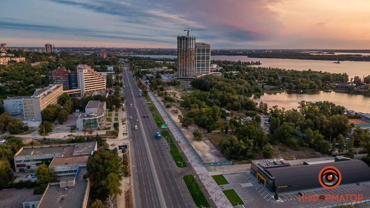 В Днепре на Набережной Победы появится новый сквер