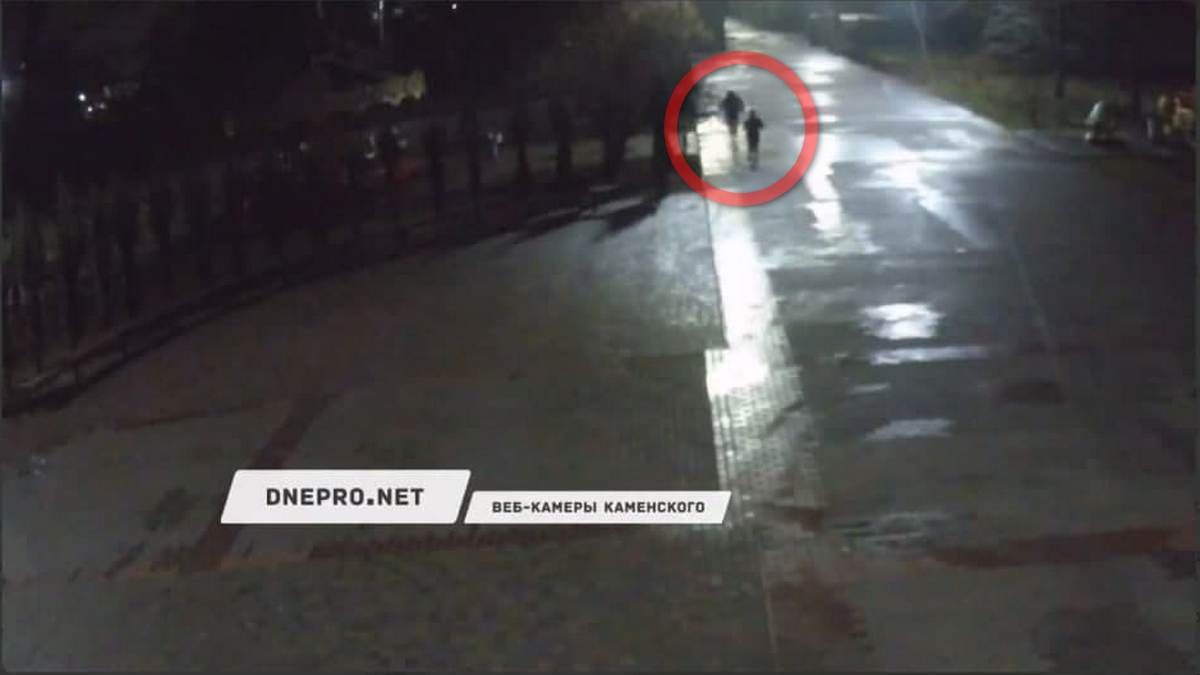 В парке Каменского мужчина напал и избил девушку: видео момента