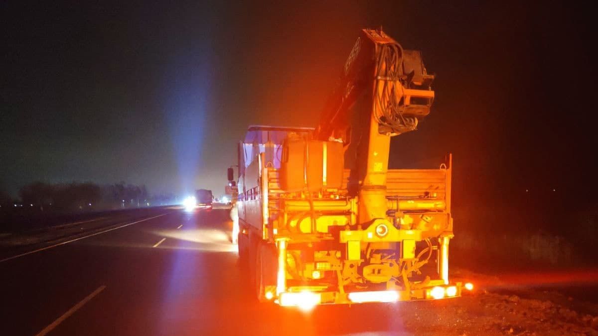 В Днепропетровской области манипулятор насмерть сбил мужчину