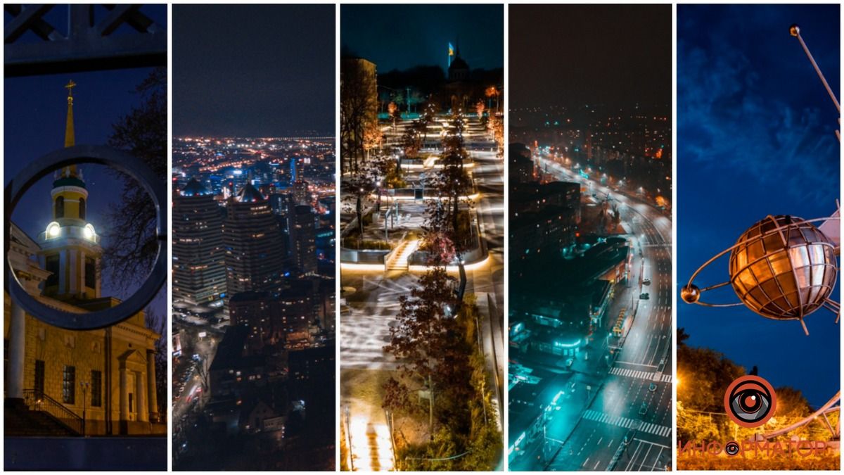 Днепр засыпает: топ ночных фоторепортажей Информатора в 2021 году