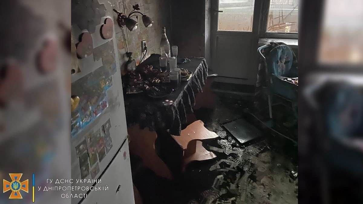 В Днепропетровской области в Новогоднюю ночь произошло пять пожаров