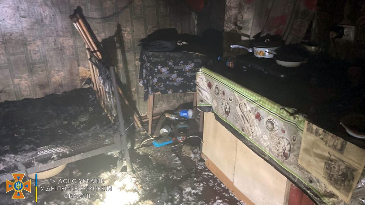 В Днепропетровской области горел частный дом: погиб мужчина