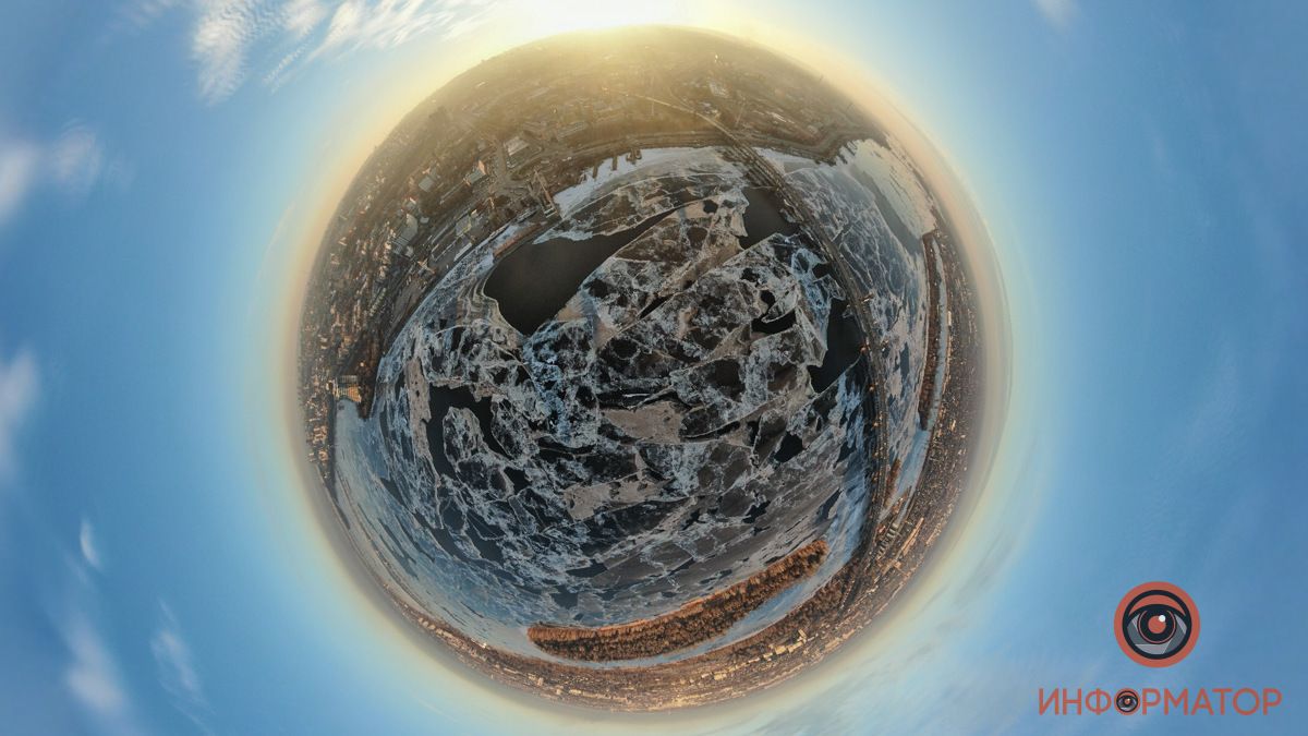 Люби город на все 360: как выглядит заснеженная планета под названием «Днепр»