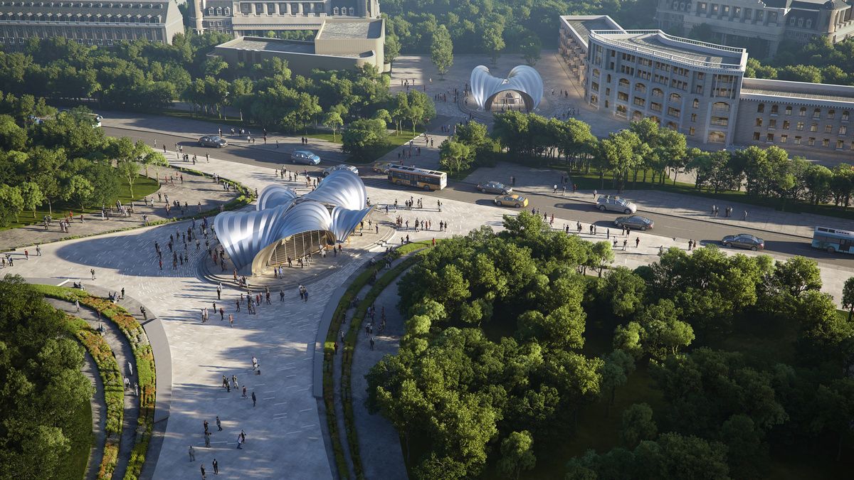 Как может выглядеть станция метро «Театральная» в Днепре