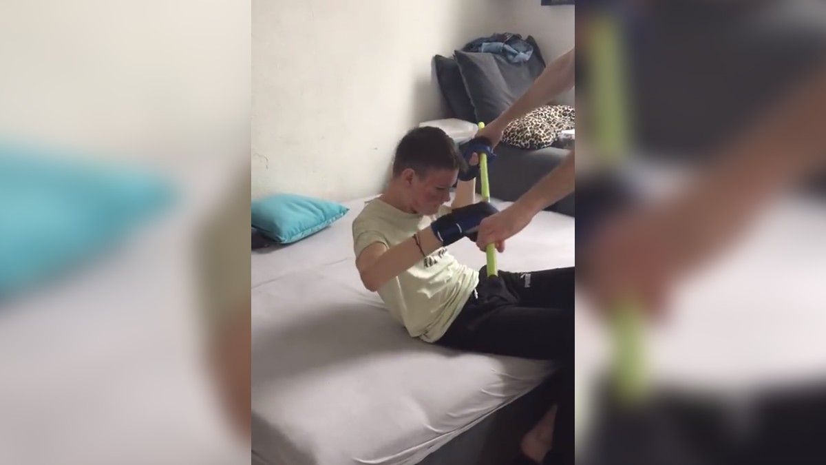 В Каменском из-за взрыва на подростка упала стена: как он чувствует себя спустя год