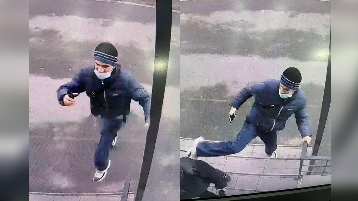 В Днепре мужчина подкрадывается к девушкам и бьет их ногой