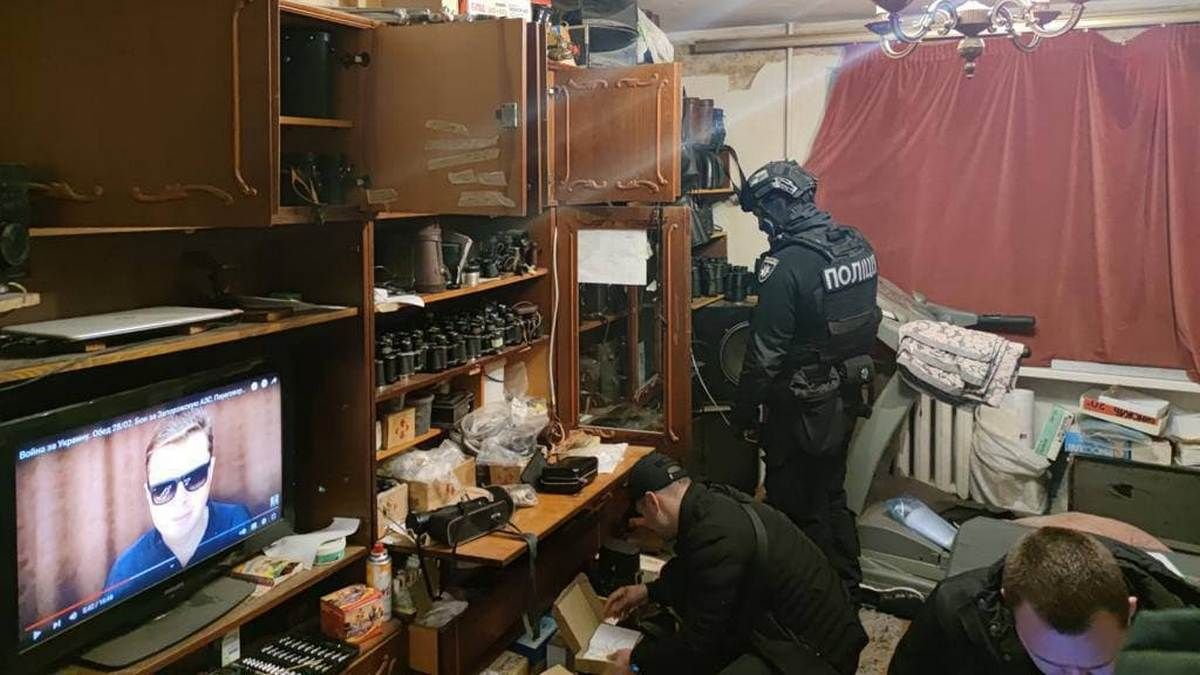 В Днепре поймали поклонника "русского мира" с коллекцией биноклей