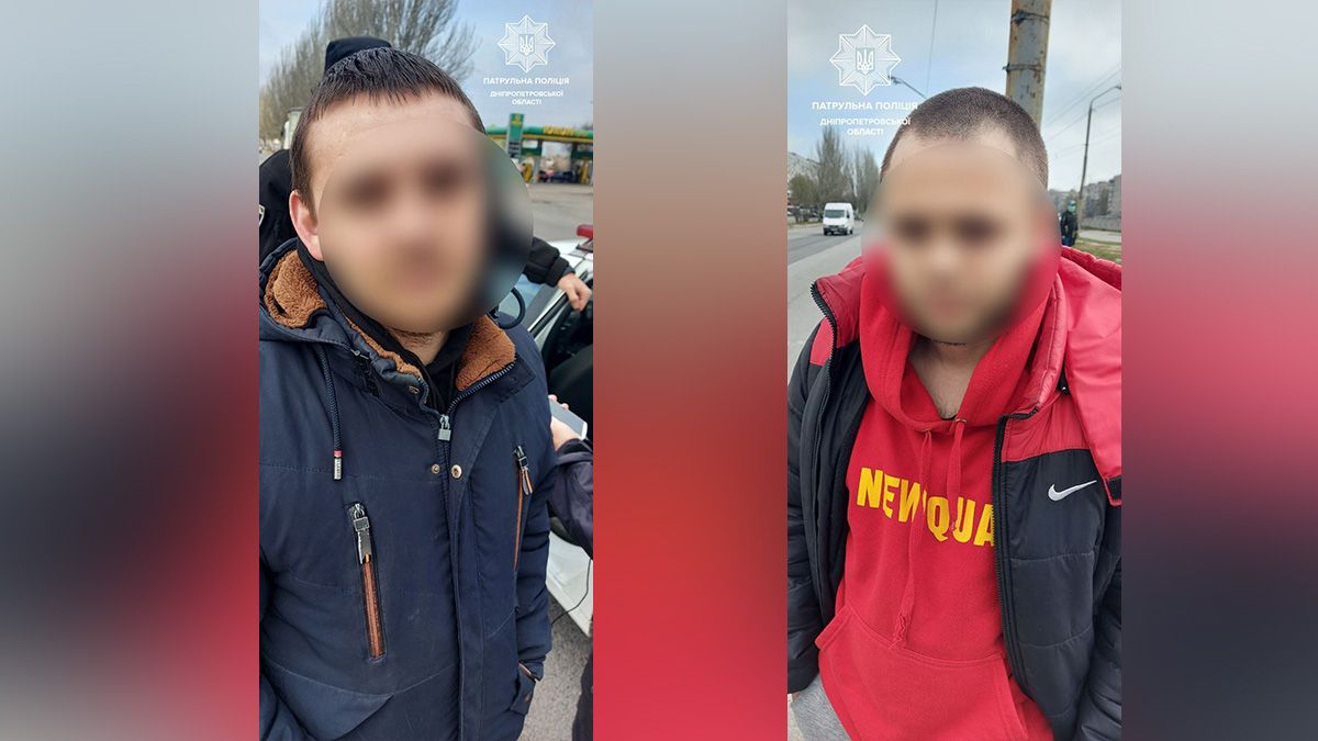 В Днепре на Березинской трое мужчин за деньги рисовали на стенах рекламу Telegram-каналов с наркотиками