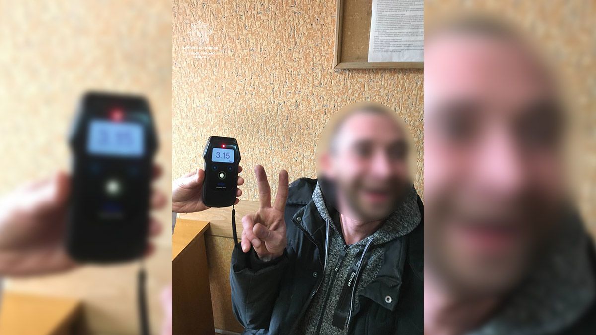 3,15 промилле: водители в Днепре и области продолжают ездить пьяными за рулем