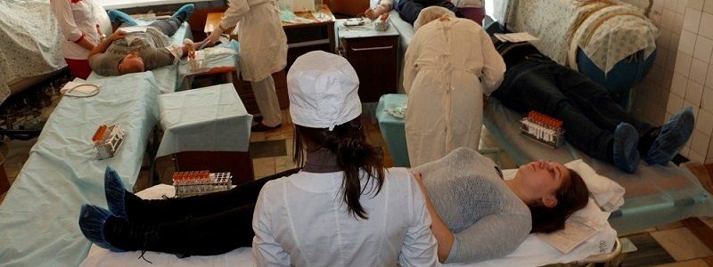 В больнице Мечникова собирали кровь для бойцов АТО (ФОТО, ВИДЕО)