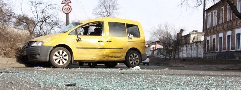 В Днепре, по невнимательности водителей произошло два ДТП