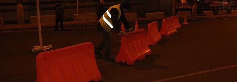 В Днепре снова перекрыли Новый мост