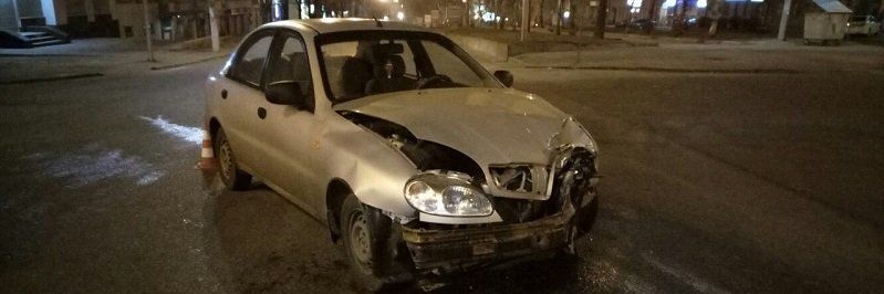 ДТП на Поля: Nissan Maxima влетел в Daewoo Lanos