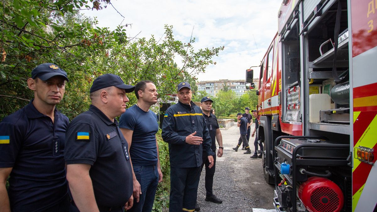 Отделение спасателей из Северодонецка временно базируется в Каменском