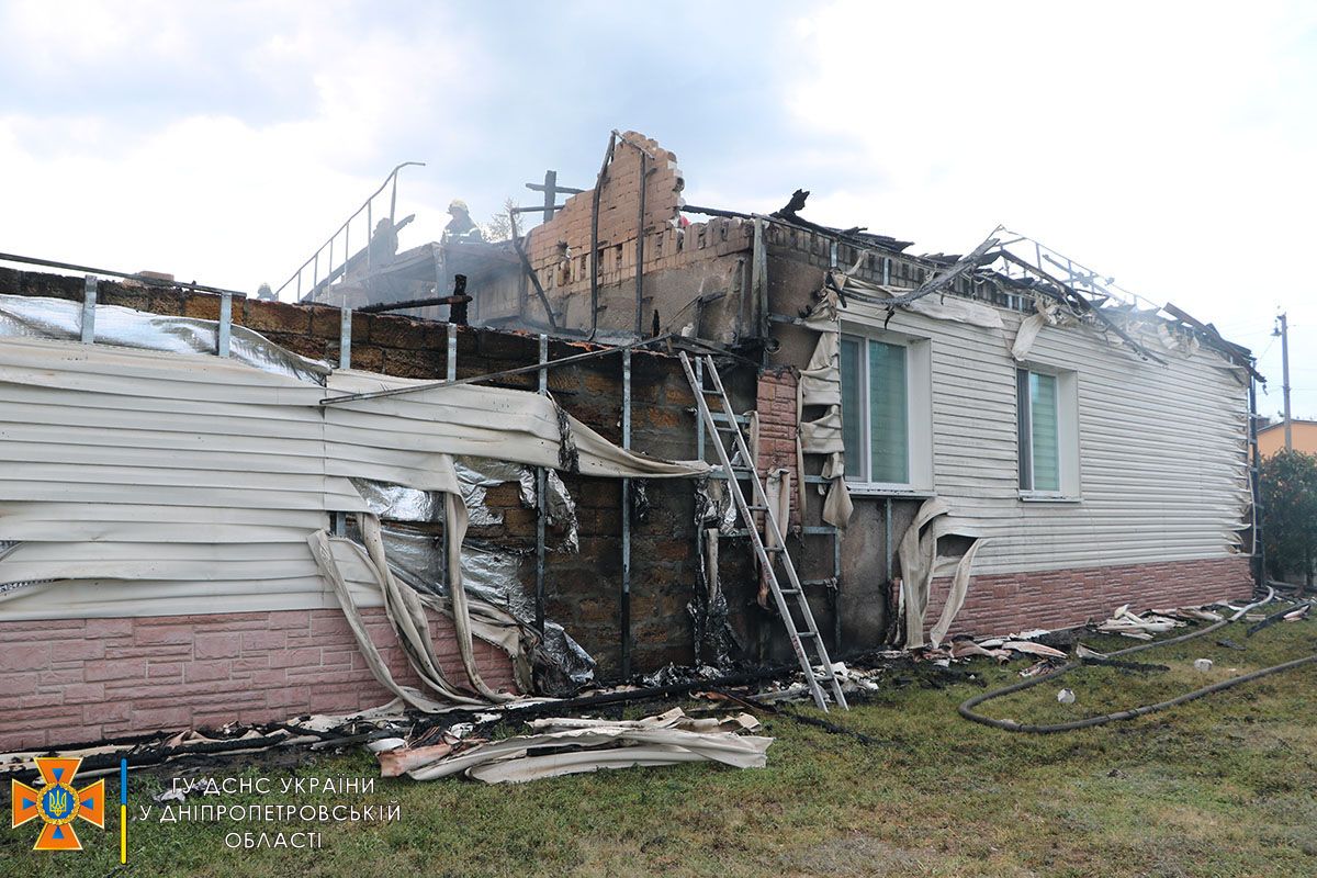 В Подгородном горел частный дом