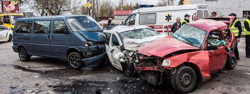 В сети появилось видео жуткой аварии возле Дафи