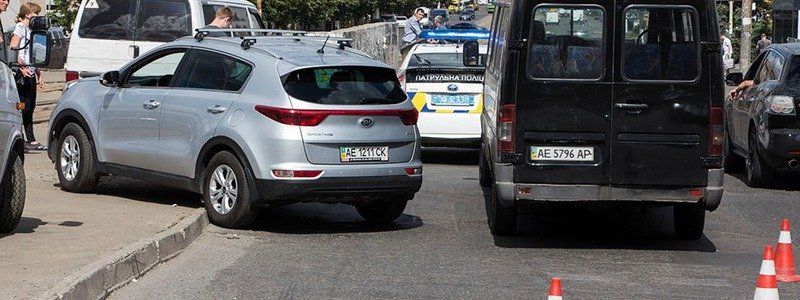 ДТП около автовокзала: KIA ударил маршрутку