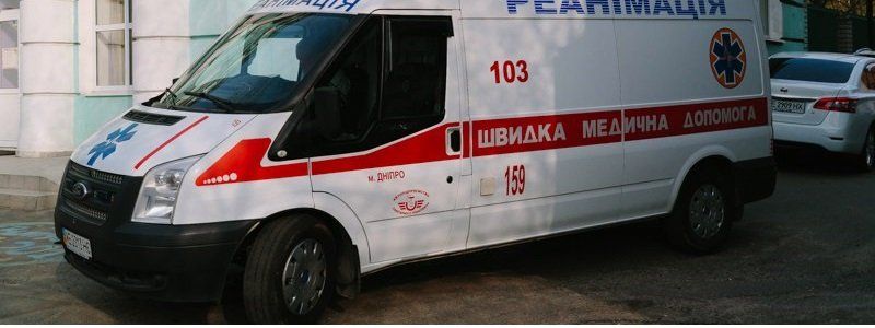На Слобожанском проспекте Fiat сбил пешехода, парня увезла «скорая»