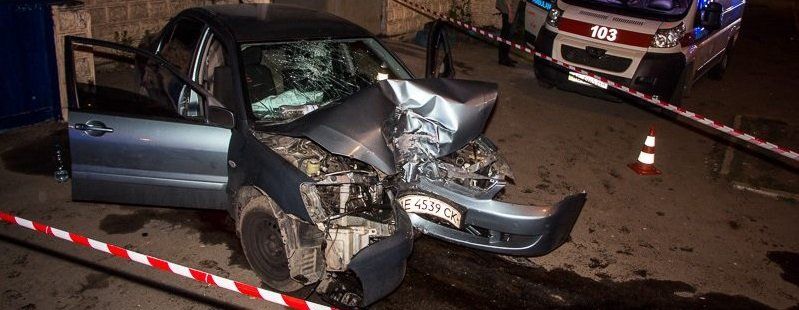 Появилось видео ночного ДТП на Набережной Победы