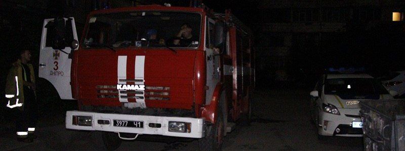 Пожар на Калиновой: в жилом доме загорелся диван на лестничной площадке