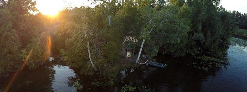 Wild Summer 2017: жителей Днепра приглашают пожить на острове и построить дом на дереве