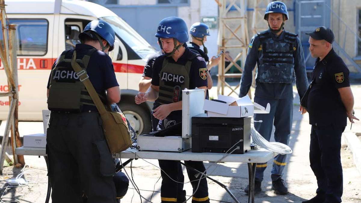 У Дніпрі на підприємстві проводили навчання з ліквідації наслідків ракетного удару