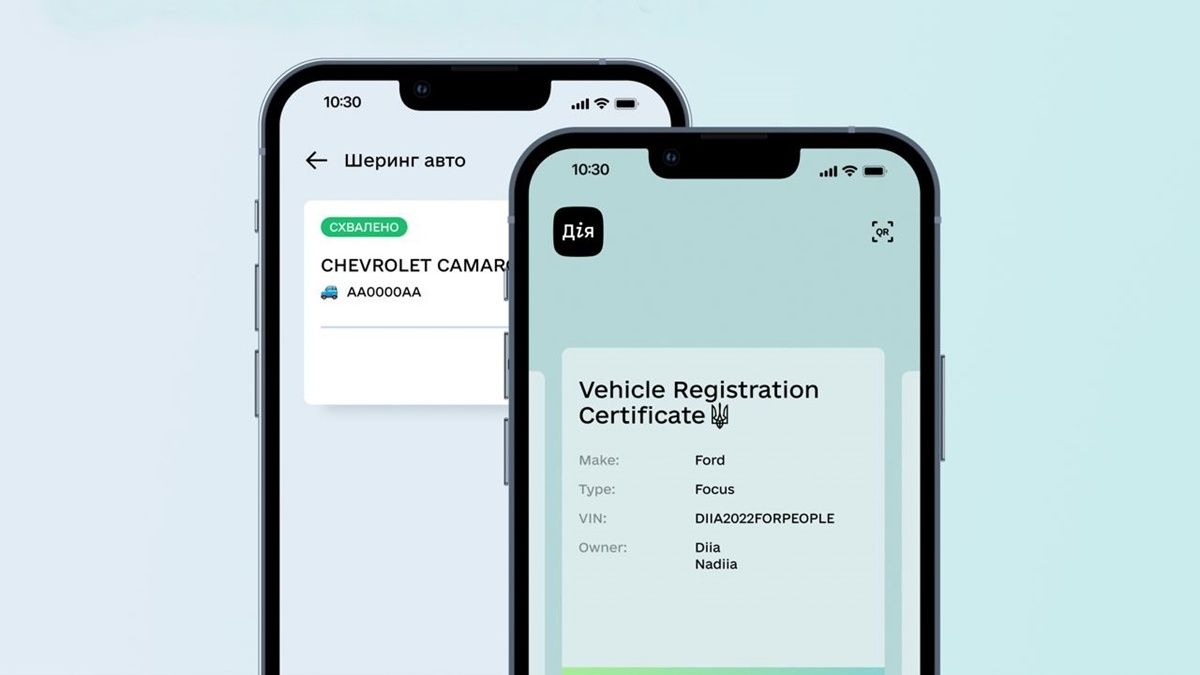 У застосунку «Дія» тестують шеринг авто і документи англійською