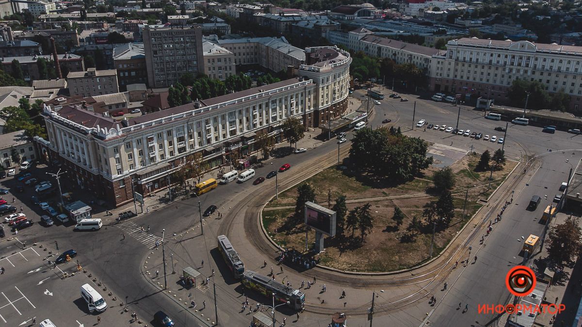 У Дніпрі планують звузити проїзну частину в районі залізничного вокзалу