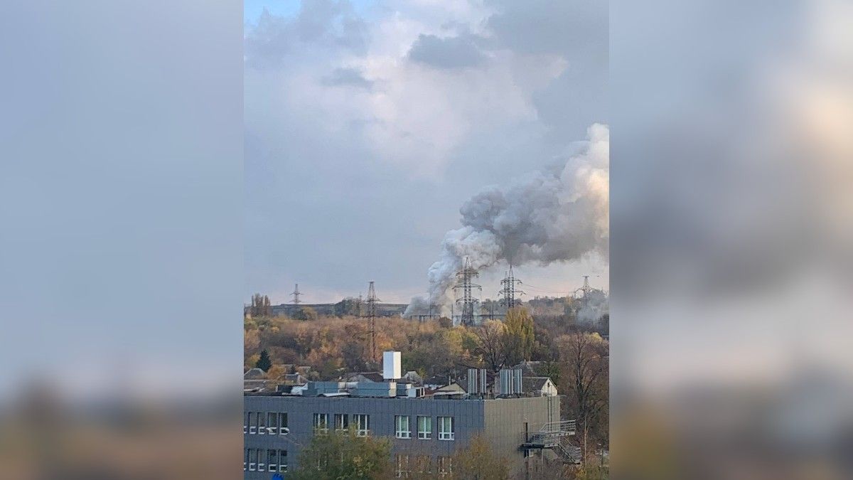 Из-за пожара на электроподстанции в Днепре в некоторых районах исчез свет