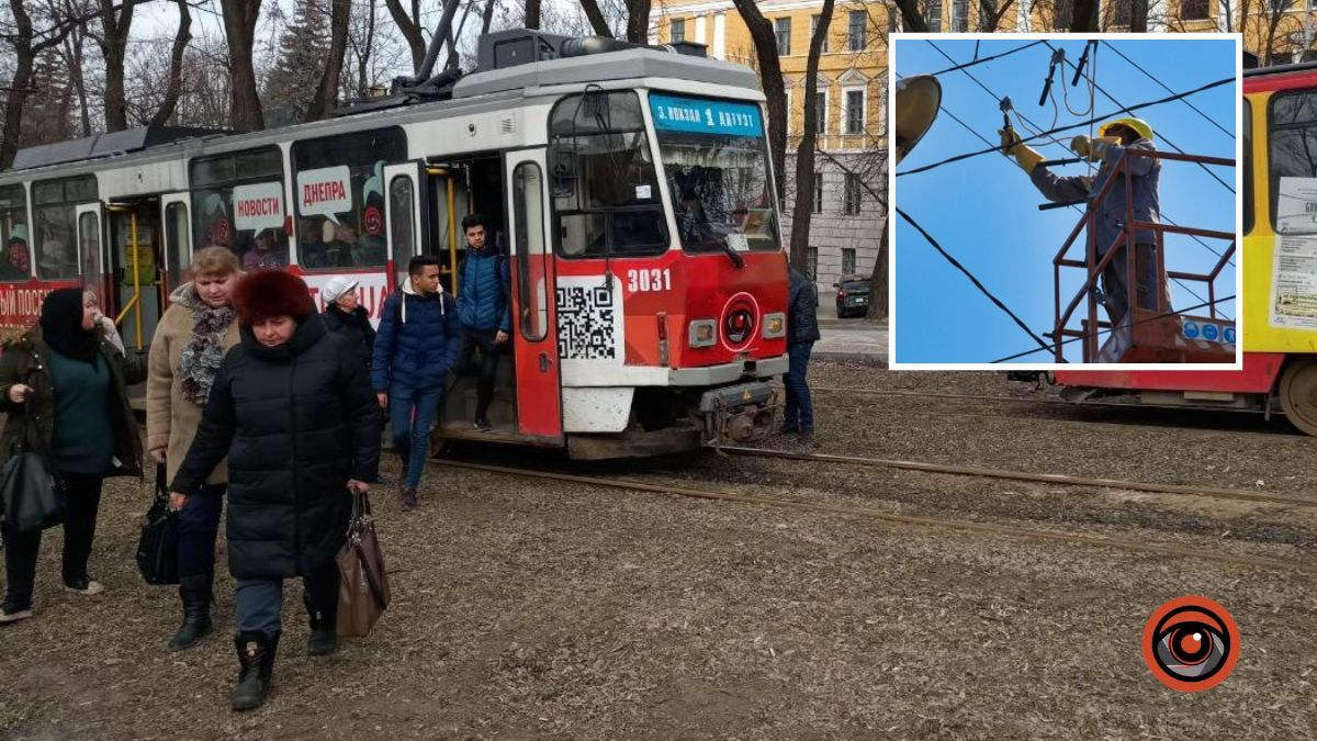 У п'ятницю у Дніпрі до кінця дня перестануть ходити всі тролейбуси і трамваї: причина