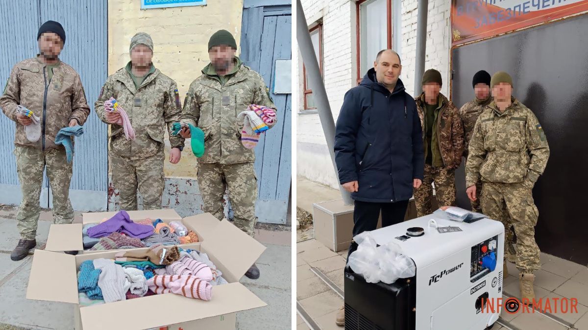 "В'язальний батальйон" Дніпра утеплив сотні Захисників з 25-ї Січеславської бригади