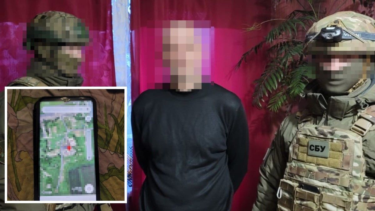 У Дніпрі СБУ затримала чоловіка, який зливав ворогу дані про розташування літаків