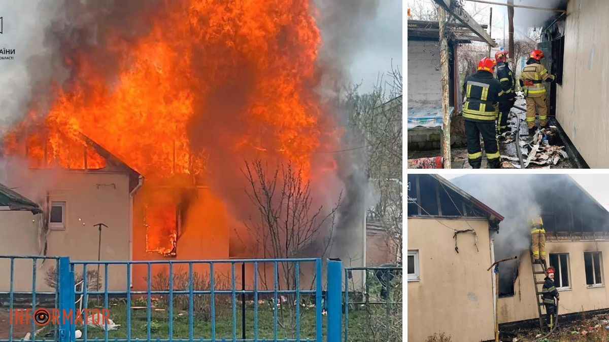 В Новомосковске горел жилой дом: погибла женщина, мужчину госпитализировали