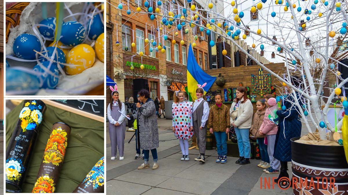 Підтримати традиції та загадати бажання: у Дніпрі на Короленка встановили “Великоднє дерево”
