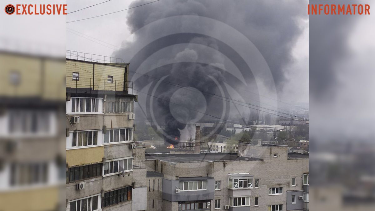 Стовп чорного диму на лівому березі Дніпра: що відомо