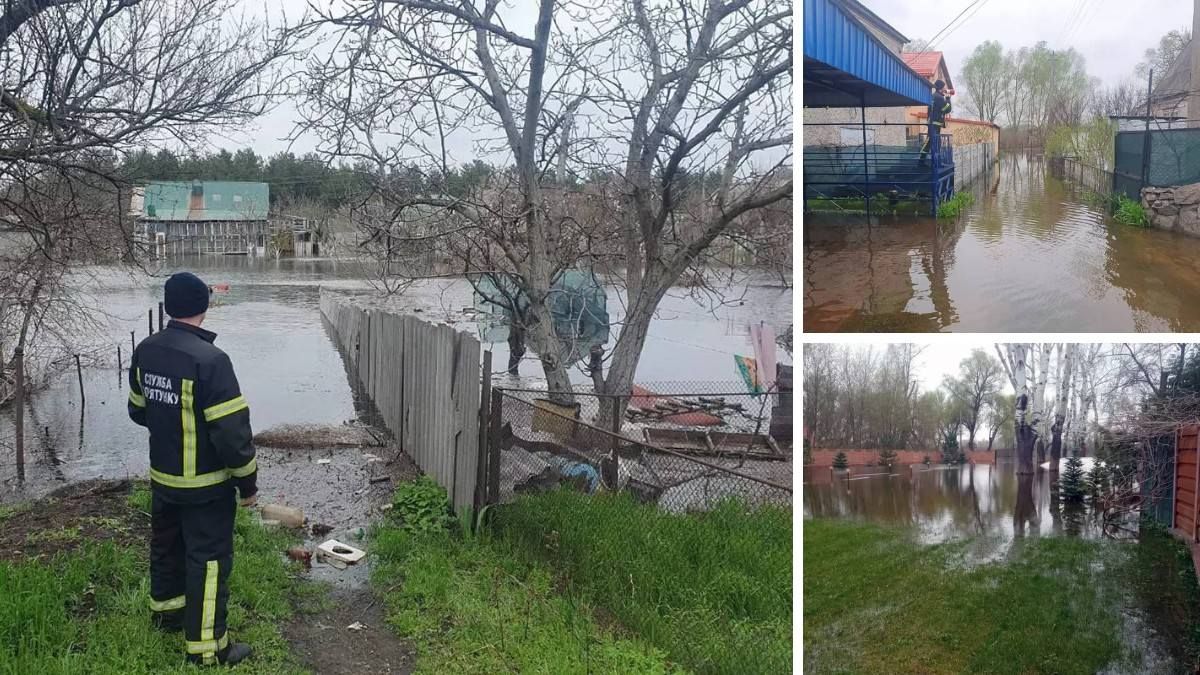 В Днепре и области подтопило дома: спасатели откачивали воду