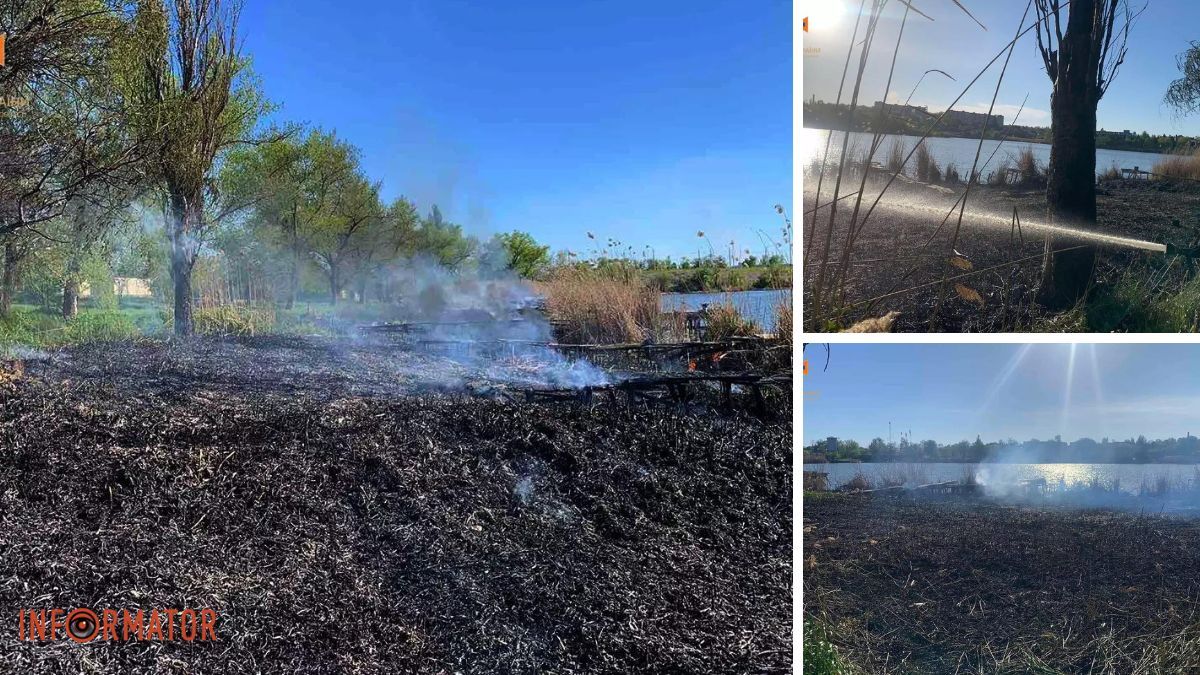 Рибалили, коли позаду зненацька загорівся очерет: у Кривому Розі двох підлітків шпиталізували з сильними опіками