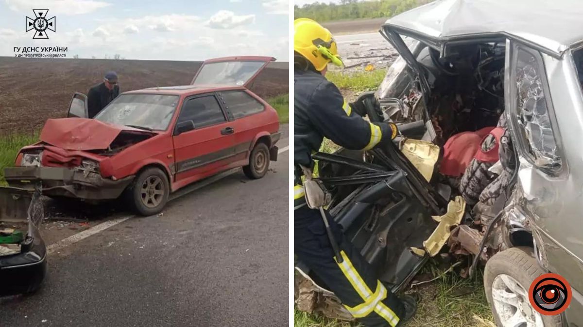 Троє загиблих: на трасі у Дніпропетровській області зіткнулися Nissan та два ВАЗи